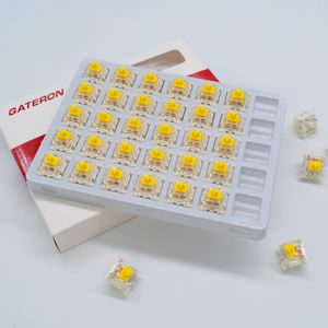 GATERON G Pro 2.0แพ็คเกจขายปลีกสีเหลือง35ชิ้นต่อแพ็ค KS-9 Linear 3ขา50กรัม RGB SMD Mechanical DIY สวิตช์คีย์บอร์ด Hotswap - Product Image 4