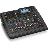 Mezclador de audio digital Behringer X32 Compact de 40 canales con grabación USB y efectos integrados para sonido en vivo y uso en estudio.