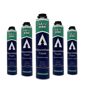 Professional Factory Fast Cure Environment Friendly Closed Cell Expanding 750ml Pu Spray Adhesive Foam