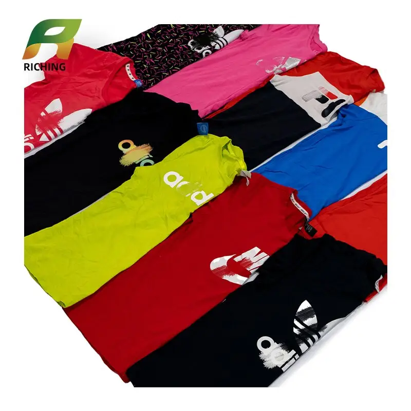 Wholesale Premium Summer 45kg-50kg Brand Clothing Adults Second Hand Clothes Bale T Shirt Used