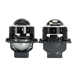 Lentille de projecteur à double faisceau LED FANKAI 3 pouces T5 62W 12V 6000K pour mise à niveau des phares de voiture - Product Image 3