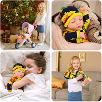2024 vente chaude 10 pouces 30cm mignon bébé Reborn Simulation poupées vêtements pyjamas poupées accessoires pour enfants cadeaux