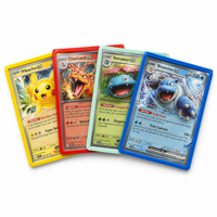 Étui pour cartes de sport 180PT ultra-résistant à fermeture rapide, plaque en acrylique transparente pour cartes TCG