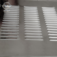Tôle perforée en acier inoxydable 304 thermolaquée 48" x 96" – Panneau de maille métallique carrée pour soudage, pliage et ventilation DIY