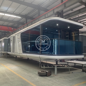 Maison capsule moderne modulaire préfabriquée portable 2025 V9, capsule spatiale de luxe, conteneur en acier, étanche - Product Image 6