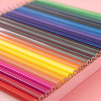 Ensemble de crayons personnalisés, crayons à graisse, crayons de couleur bon marché pour enfants, étudiants et bureau