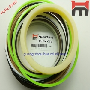 Excavator Oil Seal Hydraulic Cylinder Seal <b>Kit</b> YN01V00112R300 YN01V00153R300 - Product Image 3
