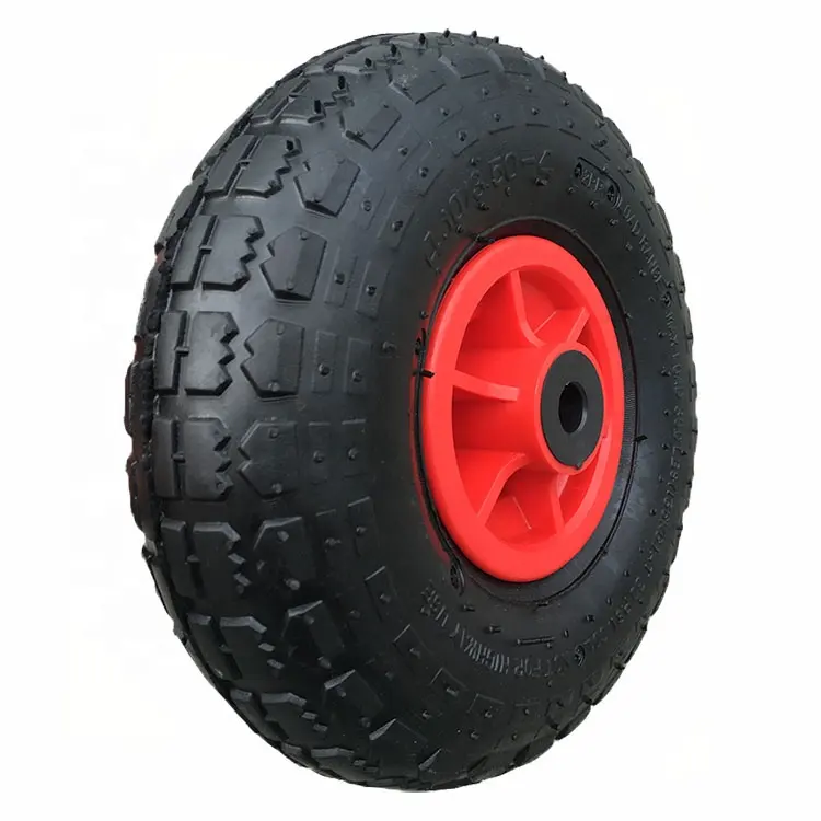 10 inch air rubber tire for hand trolley 260x85 3.50-4