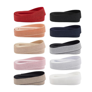Bracelet respirant en tissu, nylon et polyester tissé, élastique métallique coloré sur mesure pour robes - Product Image 1