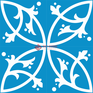 Baldosa de cemento encausticada de gran formato 300x300mm, decorativa, hecha a mano, para suelos de espacios comerciales, exportación global - Product Image 5