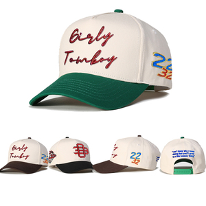 Nghề Tùy Chỉnh Công Nghiệp Mens Đen Trắng 2 Tấn Mũ Bóng Chày Mũ Thiết Kế Mới Unisex Mũ Thể Thao Mũ Bóng Chày Gorras - Product Image 1