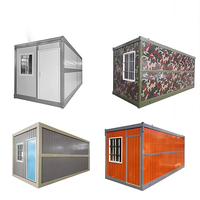 Maison conteneur mobile de 20 pieds de haute qualité, durable, écologique, anti-corrosion, en acier, avec panneaux sandwich, étanche