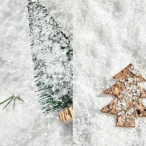 Artificial Snow Flakes Fluffy PE Material for Christmas <strong>Winter</strong> <strong>Decoration</strong> - Product Image 3