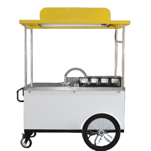 Chariot à hot-dogs d'extérieur, <span class=keywords><strong>vélo</strong></span> cargo, chariot alimentaire mobile de dernière génération, tricycle électrique multifonctionnel - Product Image 1