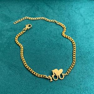 25 Modelos en Oferta, Pulsera de Acero Inoxidable con Colgante de Jesús Sonriente, Árbol de la Vida y Rosa, Chapado en Oro de 18k - Product Image 5