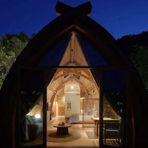 Popolare <span class=keywords><strong>Casa</strong></span> Prefabbricata in Legno a Forma di Barca con Design Moderno in Pino Russo Durata 50 Anni in <span class=keywords><strong>Vendita</strong></span> per Uso Villa o Carport - Product Image 5