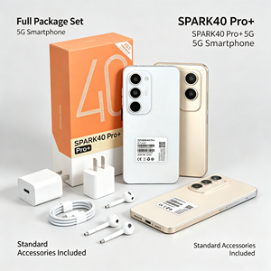 Téléphone portable débloqué Spark 40 Pro+ populaire, écran HD+ 7,3 pouces, 16 Go + 512 Go, double SIM, 4G LTE, Android - Product Image 1