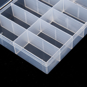 Transparent <b>Empty</b> Nail Art Storage <b>Box</b> Accessories Decoration Display Salon Manicure Organizer Jewelry Container Holder Tool - Product Image 4