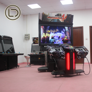 ห้องเกม LeaderDream หยอดเหรียญบ้านผีของ Dead 4 อาเขตรุ่นเครื่องเกมยิงปืนจําลองคู่ - Product Image 5