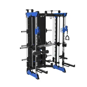 2024 Multi Function Station Home Gym Trainer Smith Machine with Cable