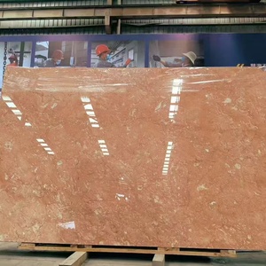 Losa de Mármol Rosa Té de Piedra Natural, el Mármol Rojo Anaranjado Más Popular para Decoración de Baños, Cocinas y Muebles de Hogar y Hoteles - Product Image 1