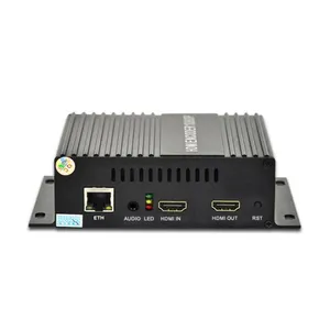 Equipamento de transmissão ao vivo 1080P Codificador IP de vídeo H.265 HD SRT NDI RTMP Codificador de vídeo
