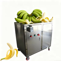 Automatische hoogproductieve groene banaan- en plantain-schilmachine voor fruitverwerking