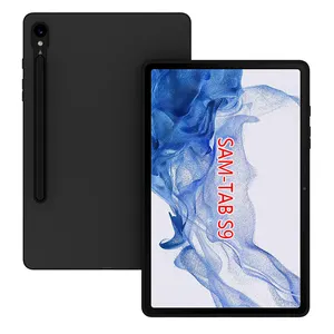 Robuste schwarze weiche TPU Matte Tablet Hülle für Samsung Galaxy Tab S9