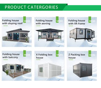 Maison conteneur démontable de 20 pieds en gros, dortoir préfabriqué pour ouvriers, bureau de chantier mobile, pièce modulaire pour la construction