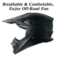 Casque de motocross tout-terrain à prix compétitif, casque intégral ABS pour la moto, idéal pour les aventures de descente en moto tout-terrain