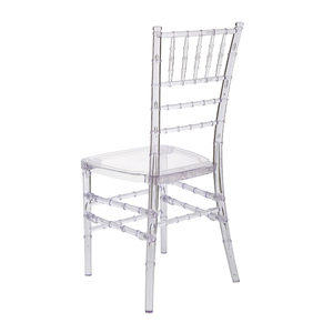 Moderne Sedie Chiavari in Cristallo Trasparente Acrilico per Sale <span class=keywords><strong>Matrimoni</strong></span> ed Eventi - Product Image 2
