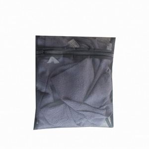 Sac de Lavage Pliable Vintage en Maille Polyester Noire 25x30cm Multi-usages pour Lingerie et Soutiens-gorge, Idéal pour Paniers de Rangement - Vente en Gros - Product Image 1
