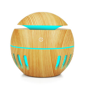Mini humidificateur en bois avec lumière LED, rechargeable par USB, pour la maison, la chambre, le bureau, diffuseur d'arômes, capacité inférieure à 0,5L - Product Image 5