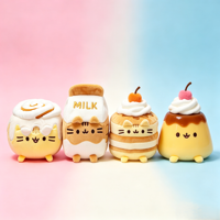 Jouets en peluche personnalisés OEM ODM, Peluche chat gris, Figurine chat en peluche, Jouet en peluche pour machine à griffes, Usine de jouets en peluche