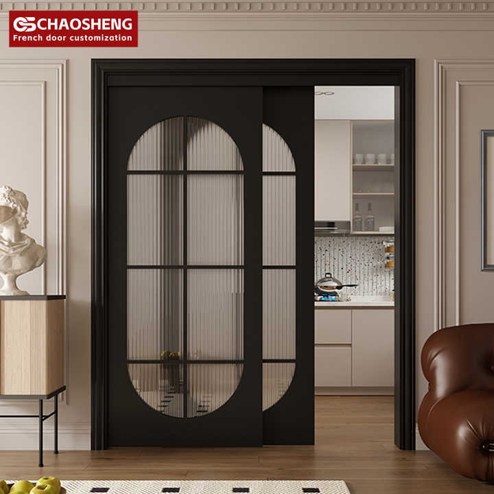 Custom Black Painted Finish Solid Wood Kitchen Study Balcony Hanging