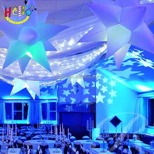 Fascinantes Luces LED Decorativas para Fiestas Navideñas al Aire Libre, Estrella Inflable - Product Image 4