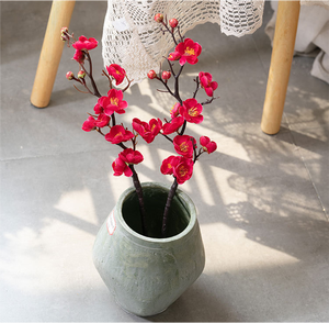 Nhà Máy Bán buôn của Trung Quốc hoa mận hoa nhân tạo cho trang trí nội thất lễ kỷ niệm đám cưới hoa oải hương trong chậu cảnh quan - Product Image 5