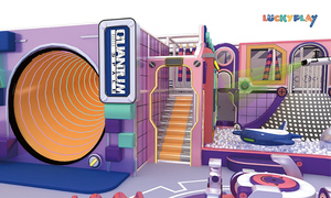 Baby Soft Play Center Soft Play Set parco giochi al coperto con giochi di ruolo scivolo e casetta per bambini <span class=keywords><strong>Club</strong></span> - Product Image 4
