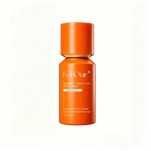 Sérum antioxydant professionnel pour le visage et le nez des hommes avec vitamine <span class=keywords><strong>C</strong></span> + acide férulique 15% 50mL - Product Image 1
