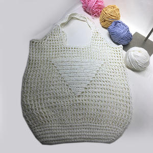 Sacs en corde de papier tissés à la main de designers Sacs d'artisanat à une épaule pour dames et vacances d'été à la plage - Product Image 5