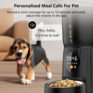 Dispensador de comida para mascotas con Control de vídeo de aplicación 4L, contenedor de comida para perros y gatos con Wifi inteligente, Alimentador automático para mascotas con cámara - Product Image 6