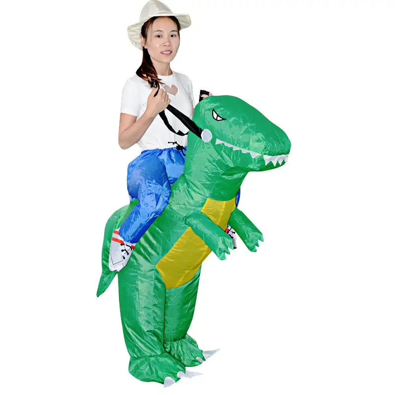 Adult children Dinosaur Riding Costume Inflatable suit