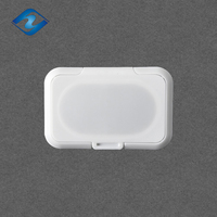 Vente chaude Écologique PP En Plastique Bébé Lingettes Humides Couvercle Forme Carrée Bec Cap Lingette Humide Emballage Couverture