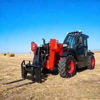 Chariot télescopique EPA Tier 4 Euro 5 TR1050 5 tonnes 10m 4x4 tout-terrain avec moteur Yuchai à couple élevé