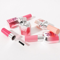 Flacon de vernis à ongles vide en verre de luxe pour cosmétiques, 12 ml, avec logo personnalisé, haut de gamme