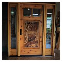 Portes de grange en bois de pin massif, l'arrière, avec doublure, accessoire décoratif, muet, charnière de porte discrète