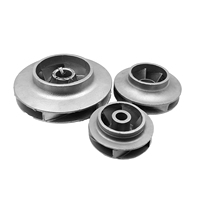 Turbine de pompe fermée de précision en acier inoxydable 304 résistant à la corrosion, fabrication OEM par fonderie de précision