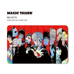 สติกเกอร์ kingageal แบบผสมการออกแบบอะนิเมะแบบโฮโลแกรมขนาดเล็กชิปขนาดเล็กบัตรเดบิตเอทีเอ็ม - Product Image 1