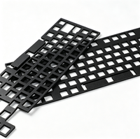 Coussinets de clavier mécanique en mousse EVA double face découpés sur mesure, épaisseur 1 mm, pour l'atténuation du bruit et l'absorption des chocs