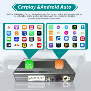 Interface multimédia intelligente sans fil <span class=keywords><strong>Apple</strong></span> CarPlay et Android Auto pour GTR R35 2010-2019, autoradio, lecteur, navigation, tableau de bord, 1 an - Product Image 2